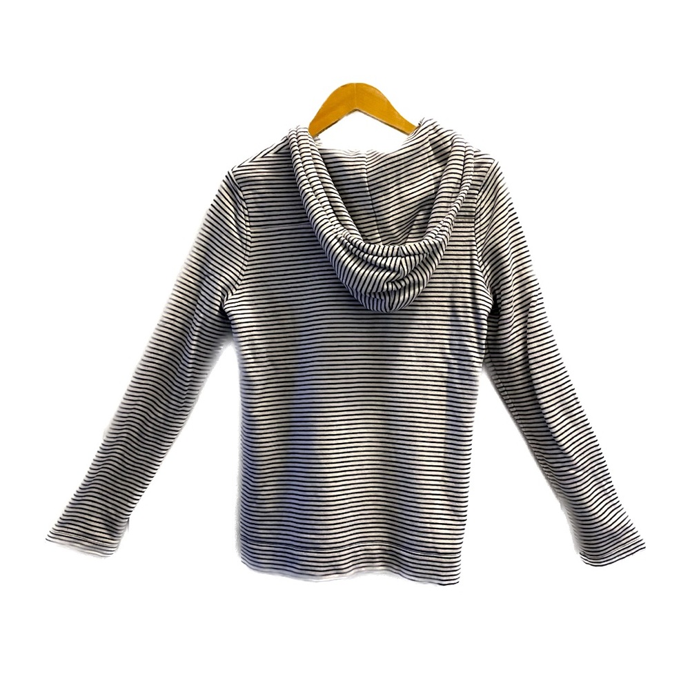 💕 Women’s Vineyard Vines long sleeve blue/white striped hooded pullover - Picture 2 of 3